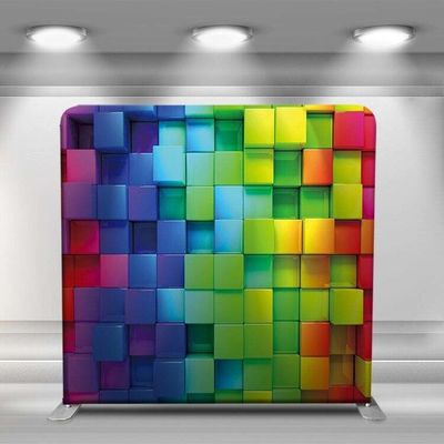 Poids léger durable droit de contexte de photo de caisse d'oreiller de tissu de tension 7.6ft