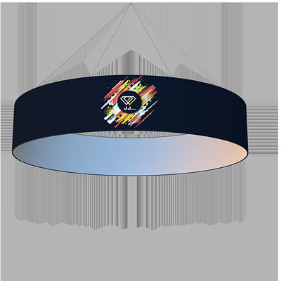 Signes accrochants de Skytube de salon commercial de plafond des bannières 5ft de tissu en aluminium de tension