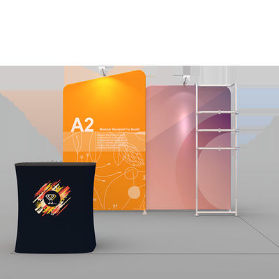 cabine en aluminium de salon commercial d'affichage d'exposition de salon commercial incurvée par 30ft pour CES