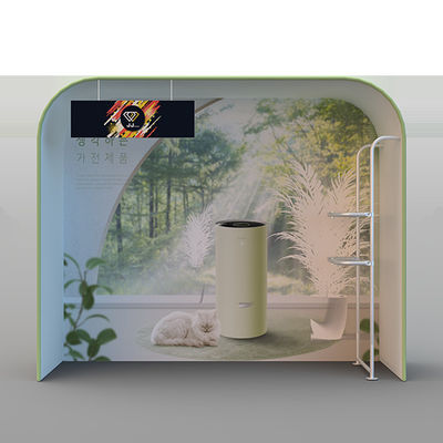 le contexte d'exposition de 12ft 3D Backwalls tiennent les bannières légères 10x20 d'affichage