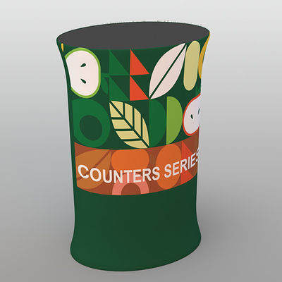 compteur portatif de magasin de 160g 230g Front Tension Fabric Pop Up pour l'expo