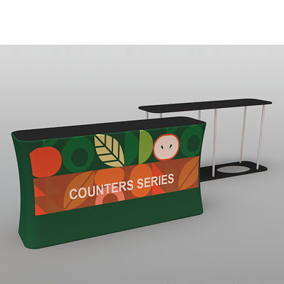 Bureau portatif de cabine du salon commercial 240gsm de réceptions de profil en aluminium rectangulaire