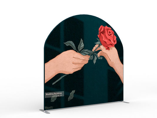 le contexte personnalisé par mur de voûte de 7ft pour le double de contexte de voûte de fête d'anniversaire a dégrossi