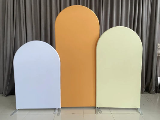 Contextes les épousant personnalisés acryliques élégants imprimant le contexte de voûte de cercle