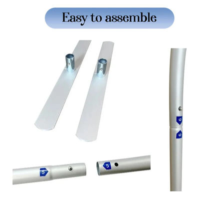 Rond double face WD Kit105 de mur de voûte de contexte de voûte de couverture de cadre de support de contexte de voûte de mariage de tube de 10FT EZ