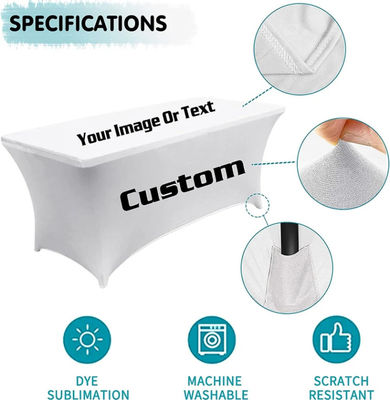 impression faite sur commande de nappe de polyester d'exposition d'événement de jet de Tableau de salon commercial de 4ft 6ft