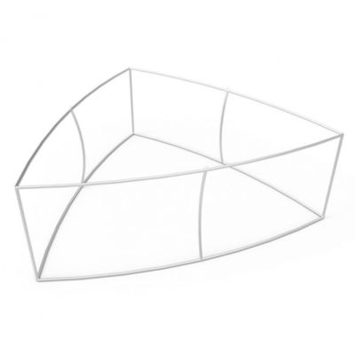 structure accrochante de signe de bannière de triangle incurvée par signe de cercle portatif de salon commercial de 144in