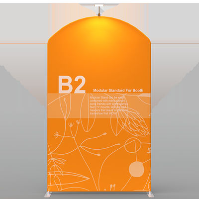 l'exposition modulaire de 230gsm 30mm montrer les affichages promotionnels de cabine pour l'entrepreneur vivent