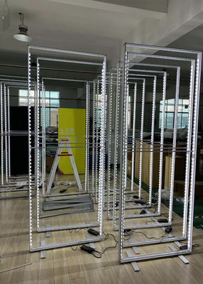 150g 160g annonçant le contexte en aluminium 60mm de cadre d'installation facile de caisson lumineux de SEG
