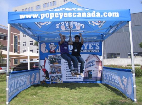 Abris extérieurs en aluminium faits sur commande 10x10 de Logo Printed Outdoor Canopy Tent