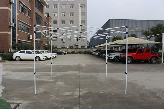 Tente pliable du belvédère 10x10 d'auvent réglable en aluminium d'arrière-cour pour le camping