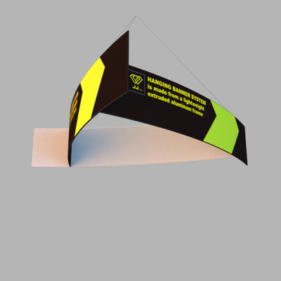 Le plafond Hung Signage Overhead Custom Double de tube de ciel d'EZ a dégrossi les signes accrochants