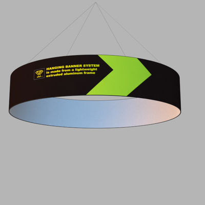 Bannière accrochante de cercle de bruit d'exposition de plafond aérien d'affichage pour la publicité