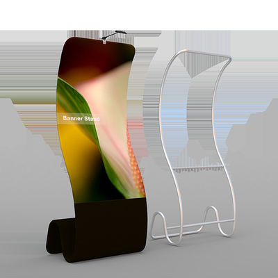 Tube dégrossi simple de l'impression EZ de tissu de salon commercial de support réutilisable de bannière double