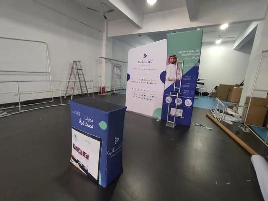 L'exposition de salon commercial d'expo d'ODM montrent la location de cabine de Redardant 10x20 du cadre 3x3