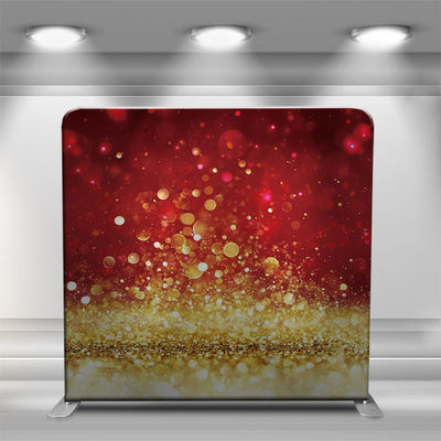 Contexte en aluminium 8ft de cabine de photo de tissu de tension de présentoir pour épouser l'événement