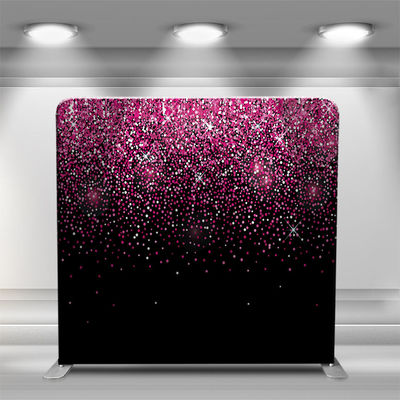Épouser le contexte 8ft de cabine de photo de tissu de tension d'aluminium de présentoir